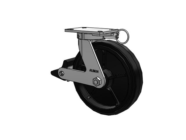 310MR12501SPATPPLBL Albion Swivel Caster