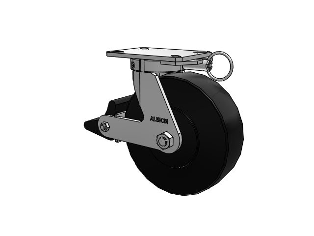 310NX10528SPATPPLBL Albion Swivel Caster