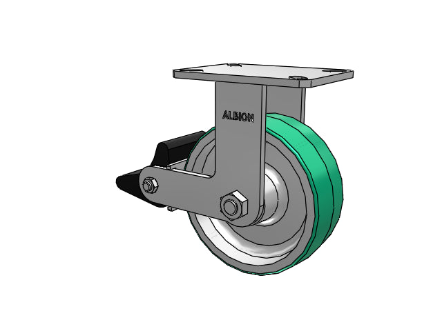 310PD08501RPATPPLB Albion Rigid Caster