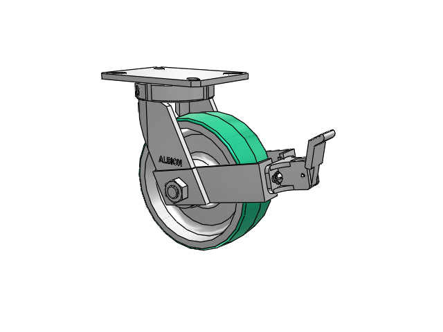 310PD08509SPATPFBB Albion Swivel Caster