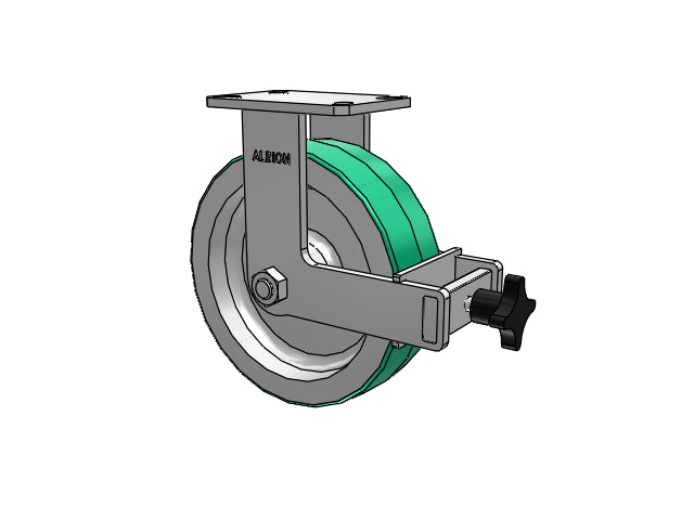 310PD10501RFBB Albion Rigid Caster