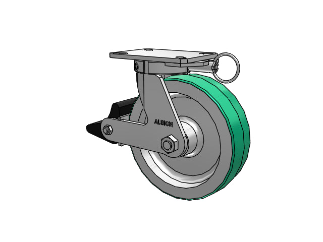310PD10501SPATPPLBL Albion Swivel Caster