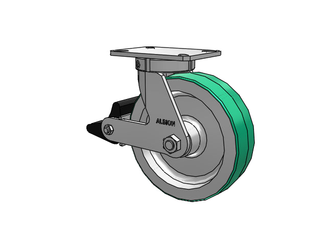 310PD10509SPATPPLB Albion Swivel Caster