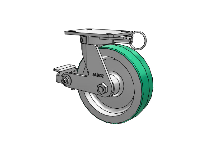 310PD10509SPATPPL Albion Swivel Caster