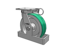 310PD10509SPATPTOL Albion Swivel Caster