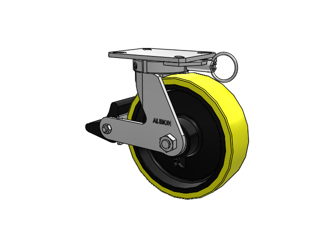 310PF10528SPATPPLBL Albion Swivel Caster