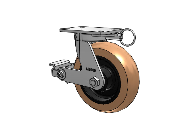 310PR10528SPATPPL Albion Swivel Caster
