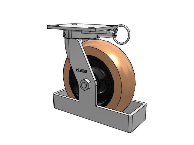 310PR10528SPATPTOL Albion Swivel Caster