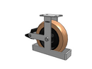 310PR12509RPLBTO Albion Rigid Caster