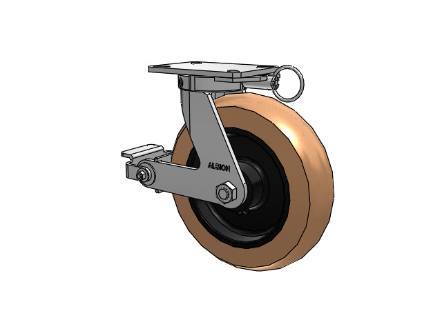 310PR12509SPATPPL Albion Swivel Caster