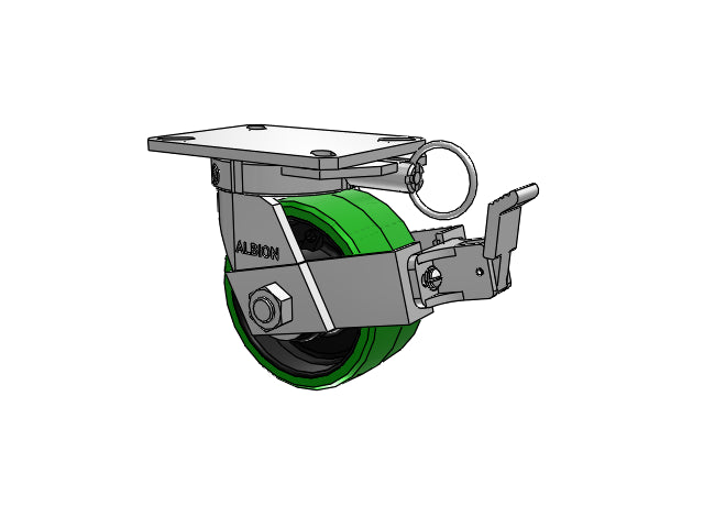 310PX06509SPATPFBBL Albion Swivel Caster