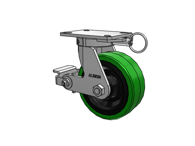 310PX08501SPATPPL Albion Swivel Caster