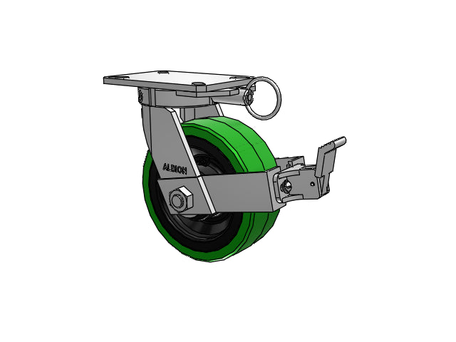 310PX08509SPATPFBBL Albion Swivel Caster