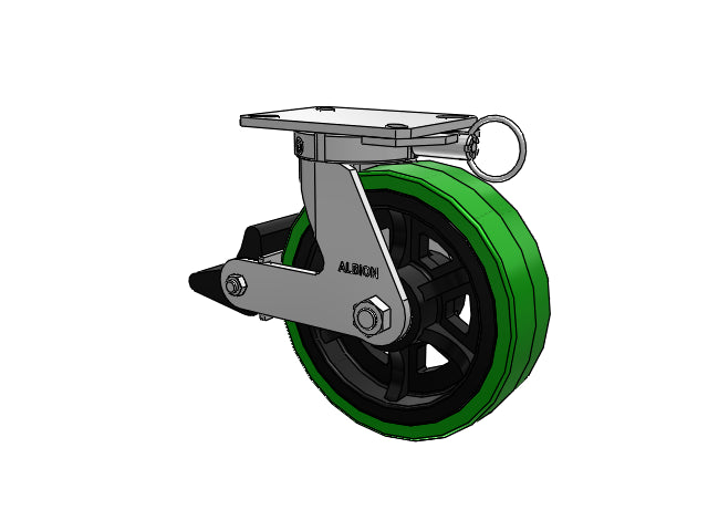 310PX10509SPATPPLBL Albion Swivel Caster