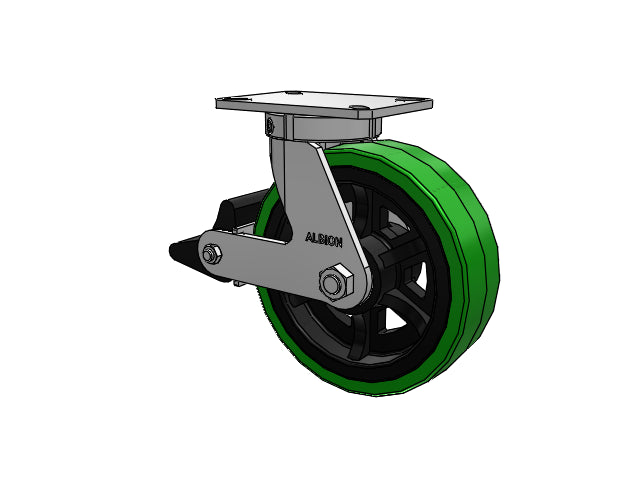 310PX10509SPATPPLB Albion Swivel Caster