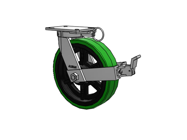 310PX12509SPATPFBBL Albion Swivel Caster