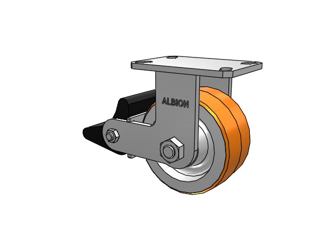 310PY06501RPLB80A Albion Rigid Caster