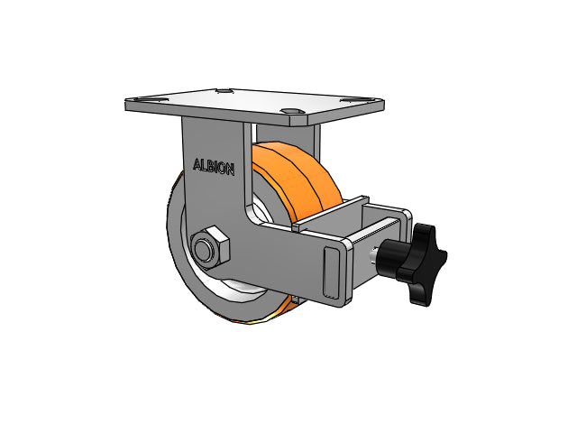 310PY06509RPATPFBB80A Albion Rigid Caster
