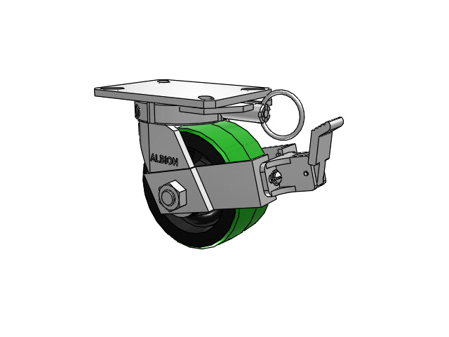 310PY06509SPATPFBBL Albion Swivel Caster
