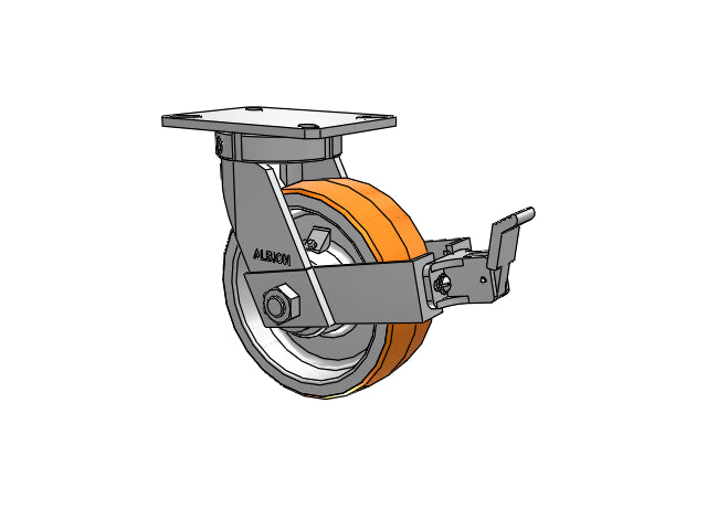 310PY08501SPATPFBB80A Albion Swivel Caster