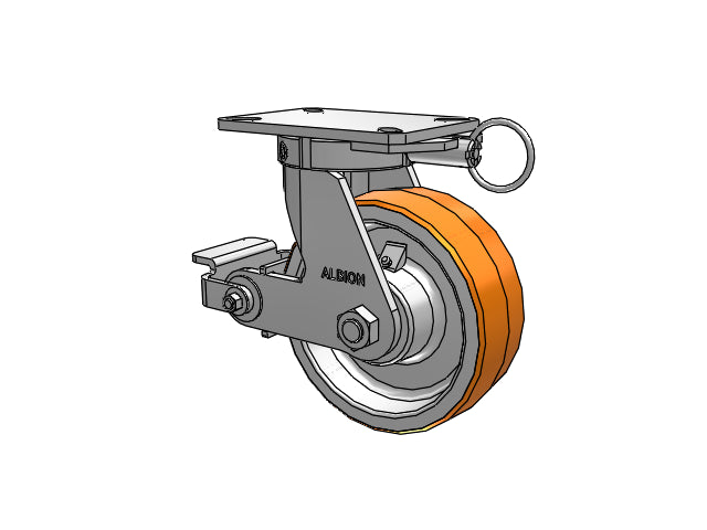 310PY08501SPATPPL80A Albion Swivel Caster