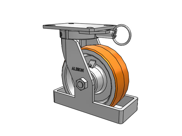 310PY08501SPATPTOL80A Albion Swivel Caster