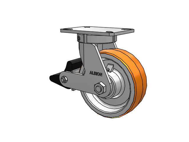 310PY08509SPATPPLB80A Albion Swivel Caster
