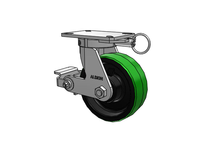 310PY08509SPATPPL Albion Swivel Caster