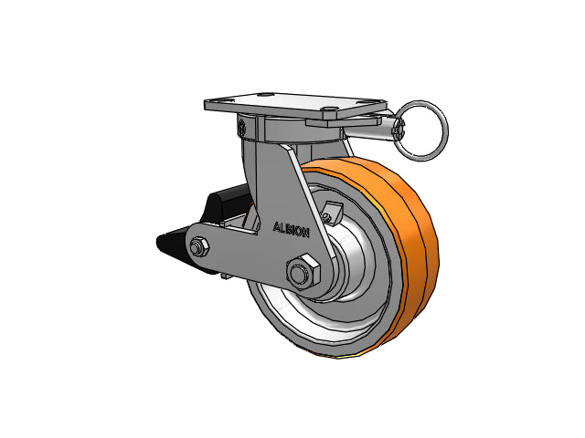 310PY08509SPLBL80A Albion Swivel Caster
