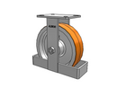310PY10501RPATPTO80A Albion Rigid Caster