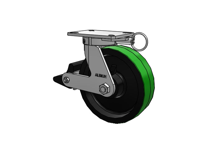 310PY10501SPATPPLBL Albion Swivel Caster