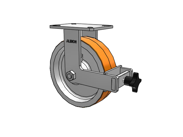 310PY10509RPATPFBB80A Albion Rigid Caster