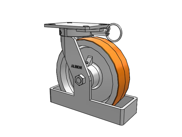 310PY10509SPATPTOL80A Albion Swivel Caster