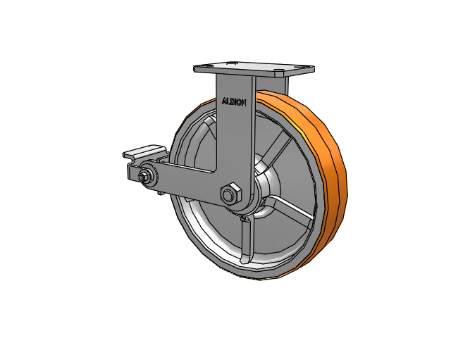 310PY12501RP80A Albion Rigid Caster