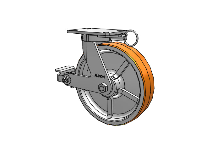 310PY12501SPATPPL80A Albion Swivel Caster
