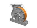 310PY12501SPATPTOL80A Albion Swivel Caster