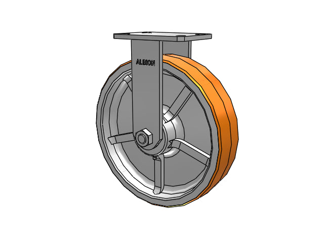 310PY12509R80A Albion Rigid Caster