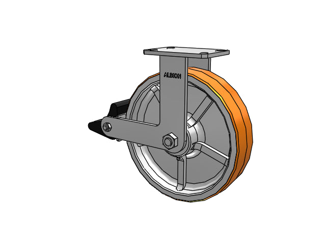 310PY12509RPLB80A Albion Rigid Caster