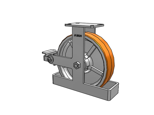 310PY12509RPTO80A Albion Rigid Caster