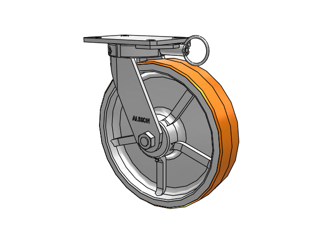 310PY12509SPATPL80A Albion Swivel Caster