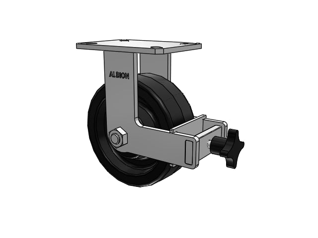 310TM08501RPATPFBB Albion Rigid Caster