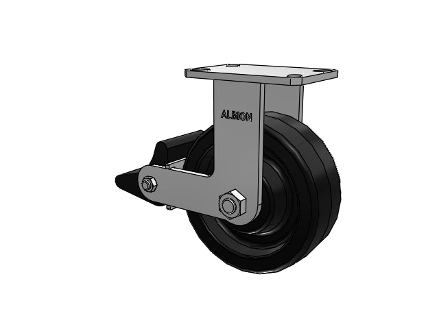 310TM08501RPLB Albion Rigid Caster