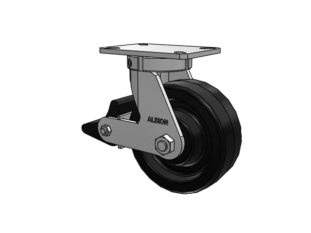 310TM08501SPATPPLB Albion Swivel Caster