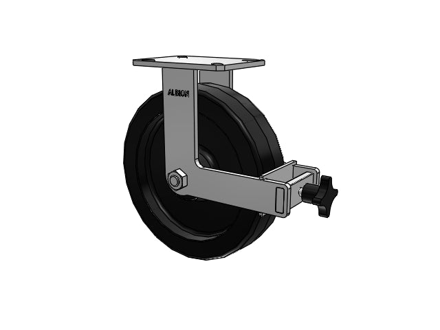 310TM12509RPATPFBB Albion Rigid Caster
