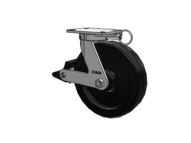 310TM12509SPATPPLBL Albion Swivel Caster