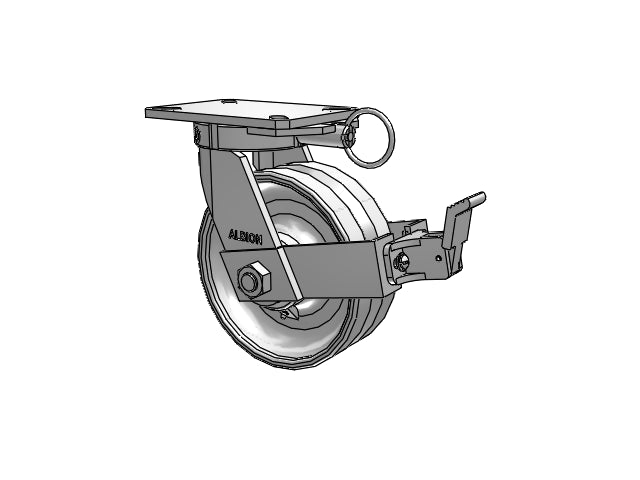 310VF08501SPATPFBBL Albion Swivel Caster