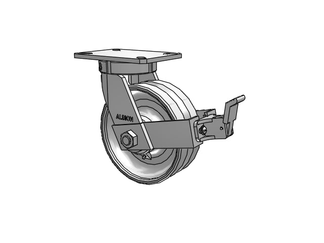 310VF08501SPATPFBB Albion Swivel Caster