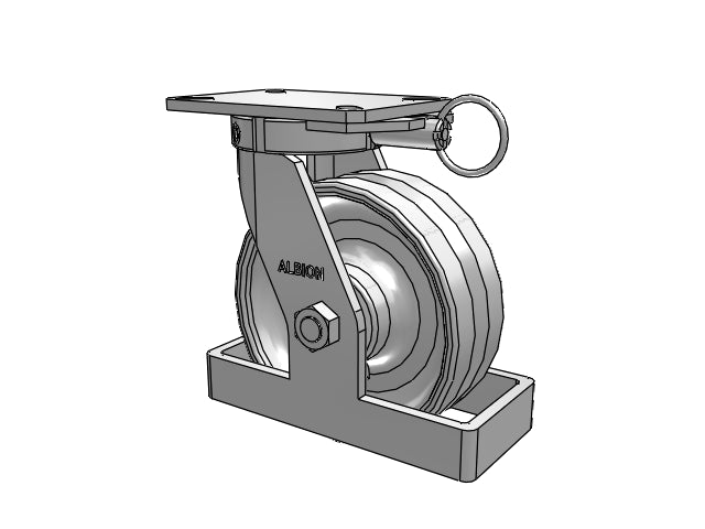 310VF08501SPATPTOL Albion Swivel Caster