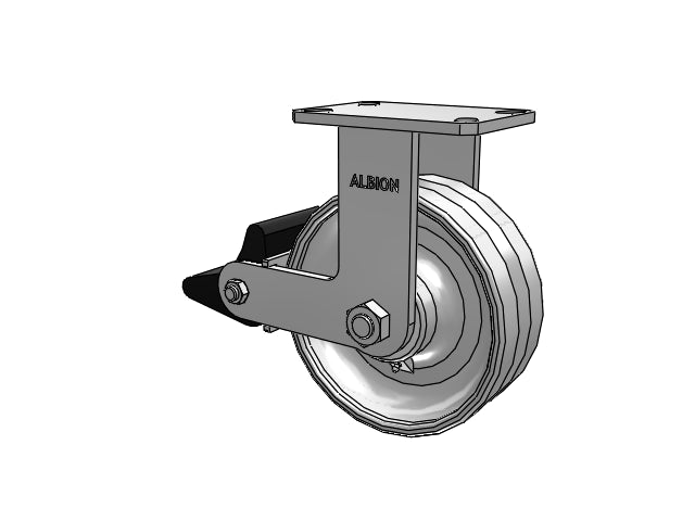 310VF08509RPLB Albion Rigid Caster