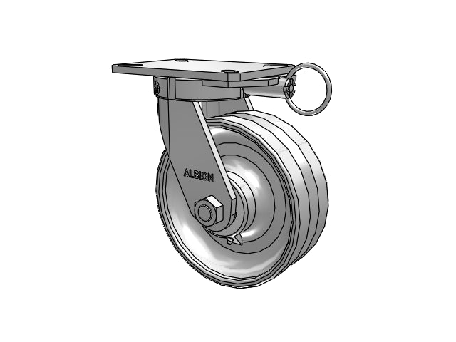 310VF08509SPATPL Albion Swivel Caster